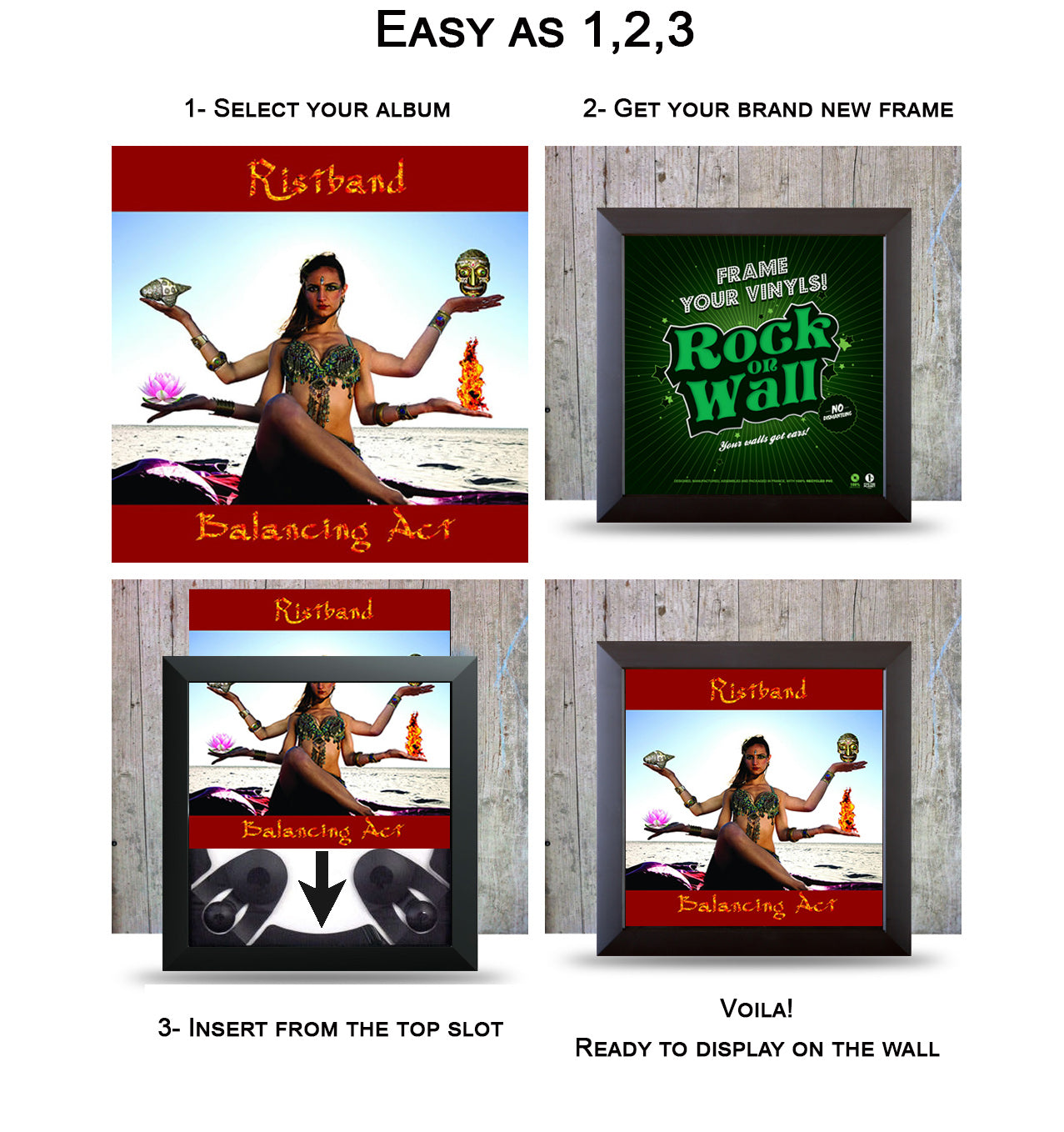 How to  use the the Easy Frame by RockonWall